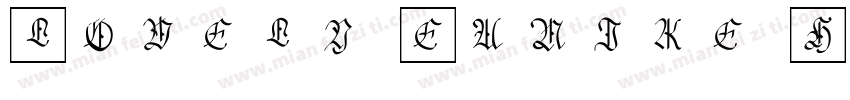 Lovely Eunike Hans字体转换